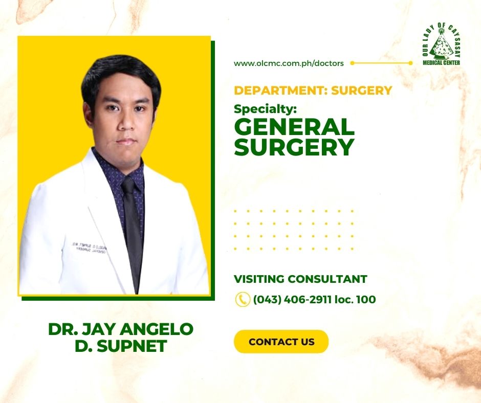 Dr Jay Angelo Supnet